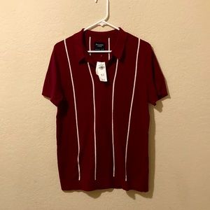 Abercrombie & Fitch Johnny Collar Knit Polo NWT